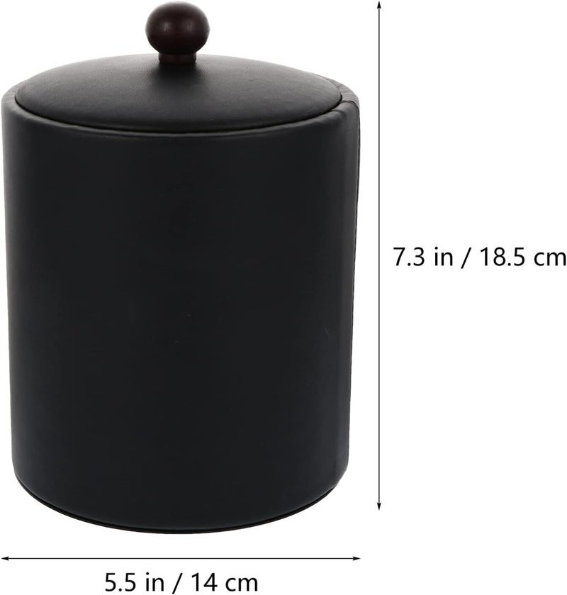 DOITOOL Ice Bucket with Lid, Tongs and Strainer, Stainless Steel Insulated Ice Bucket for Cocktail Bar, Ideal for Cocktail Bar, Parties, Chilling Wine, 5.5 x 5.5 x 7.3 inches (Black) - Image 3